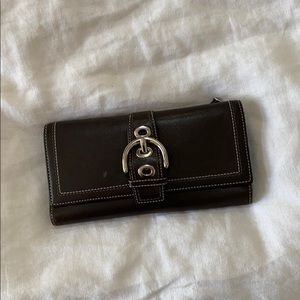 Vintage Leather Coach Wallet